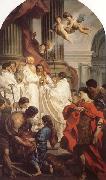 Pierre Subleyras Emperor Valentinian Before Bishop Basil oil painting